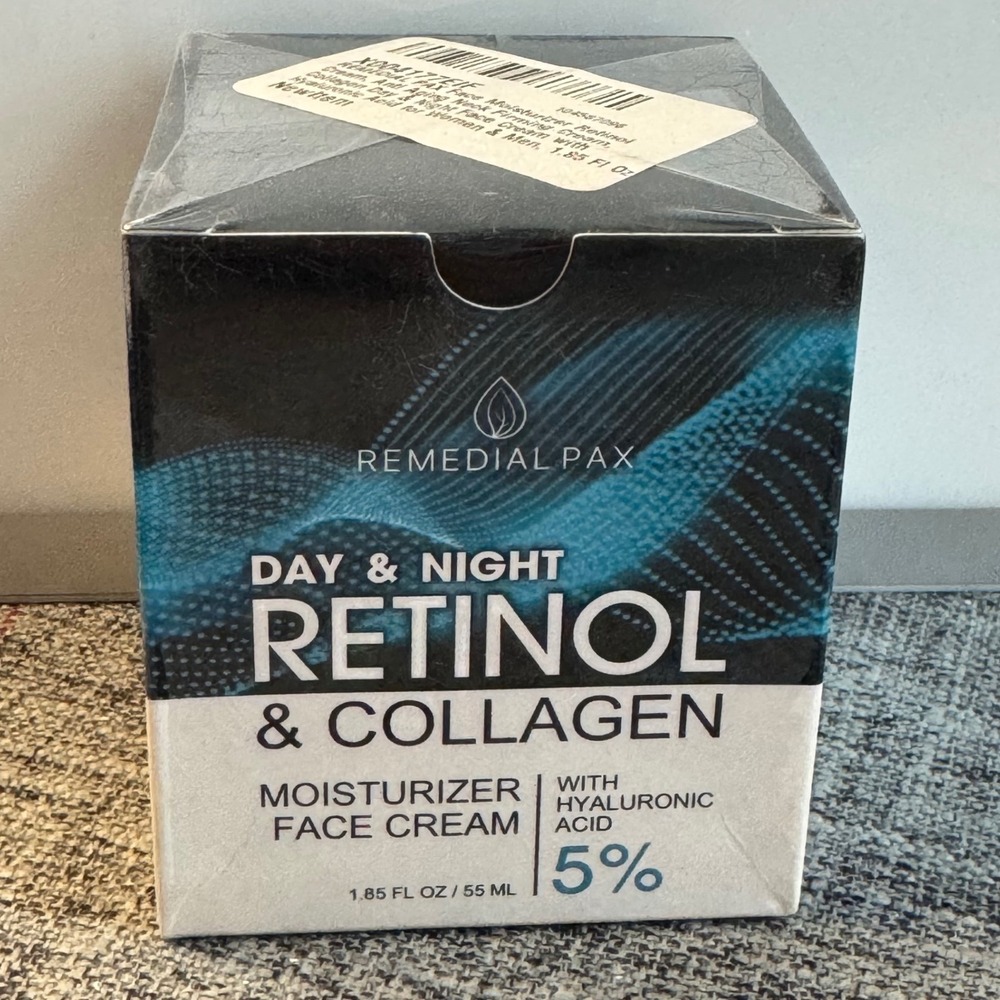Remedial PAX Retinol & Collagen Face Cream 5% Hyaluronic Acid New Sealed